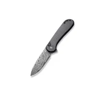 Ніж Civivi Button Lock Elementum II Damascus Carbon (C18062PB-DS1)