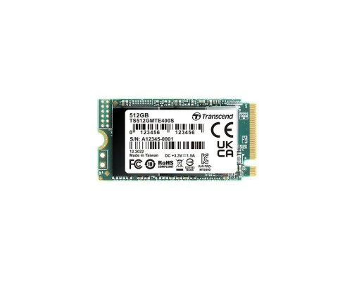 Накопичувач SSD M.2 2242 512GB Transcend (TS512GMTE410S)