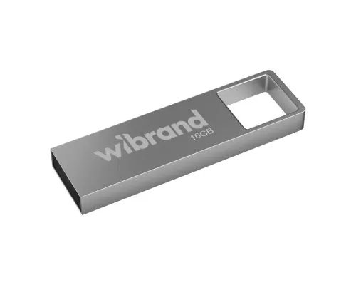 USB флеш накопичувач Wibrand 16GB Shark Silver USB 2.0 (WI2.0/SH16U4S)