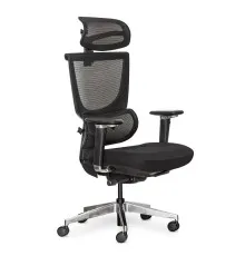 Офісне крісло Mealux S8 Air Fabric Black (HF-S8P F/B)