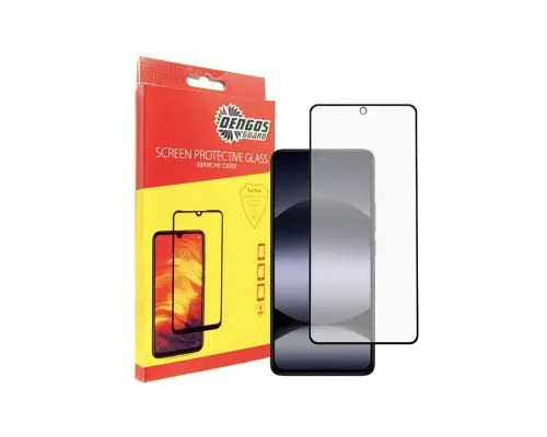 Скло захисне Dengos Full Glue Xiaomi Redmi Note 14 (black) (TGFG-381)