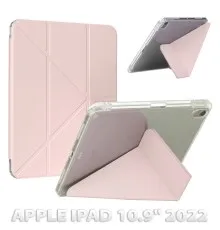 Чохол до планшета BeCover Ultra Slim Origami Transparent Apple iPad 10.9" 2022/24/11" 2025 Pink (712940)
