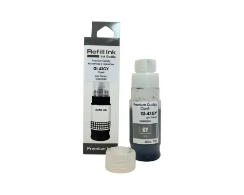 Чорнило Premium Quality Canon GI-43 70мл Grey 4707C001 (70264929)