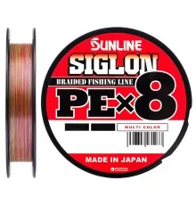 Шнур Sunline Siglon PE х8 150m 0.6/0.132mm 10lb/4.5kg Multi Color (1658.09.99)