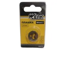 Плашка Werk M4x0.7,20x5мм, 1шт. (122717)