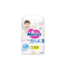 Підгузки Merries Трусики Super Jumbo L (9-14 кг) 44 шт. (4901301425874)
