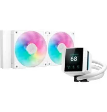 Система рідинного охолодження Deepcool Mystique 240 ARGB White (R-LX240-WHDSNMCP-G-1)