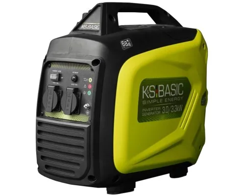Генератор Konner&Sohnen інверторний KS 3100i S, 230В, 3.1кВт, ручний тартер, 21.5кг (KSB33IS)
