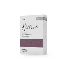 Тростина для кларнета D'Addario Organic Reserve Classic Bb Clarinet #3.5+ - 10 Pack (ODCT10355)
