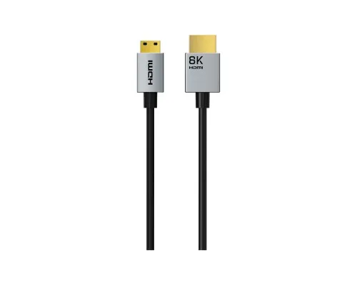 Кабель мультимедійний HDMI mini M to HDMI M 0.5m 8K60Hz Cabletime (CA915859)