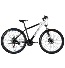 Велосипед Space 27.5" MARS DD FR рама-17" ST 2026 чорний з білим (OPS-SP-27.5-070)