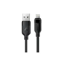 Дата кабель USB 2.0 AM to Lightning 1.2m 2.4A TPE black Acefast (6974316286202)