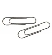 Скріпки канцелярські Axent rounded, nickel-plated, 28 мм, 100 шт. (4101-А)