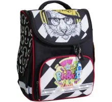 Портфель Bagland з ліхтариками Успіх 12 л. чорний 175k (00551703) (80213806)