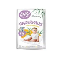 Пелюшки для малюків Lolly 60*60 см 10 шт (4820174981808)