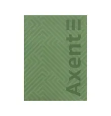 Книга записна Axent A4 Pattern, 96 аркушів клітинка, зелений (8425-1-A)
