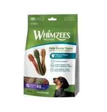 Ласощі для собак Whimzees Toothbrush XS 48 шт (8718627750650)