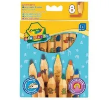 Олівці кольорові Crayola Mini Kids Мої перші олівці, 8 шт (3678)