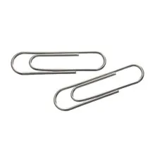 Скріпки канцелярські Axent rounded, nickel-plated, 50 мм, 100 шт. (4102-А)