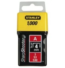 Скоби Stanley Light Duty тип а, 4мм, 1000шт (1-TRA202T)