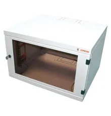 Шафа настінна Conteg 6U 600x400 removable side panels RAL7035 (RUN-06-60/40)