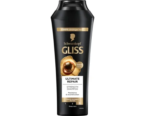 Шампунь Gliss Ultimate Repair для пошкодженого та сухого волосся 250 мл (9000100662918/9000100801416)