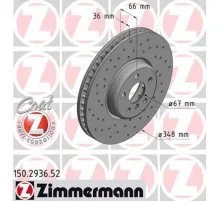 Гальмівний диск ZIMMERMANN 150.2936.52