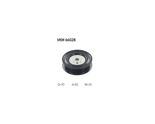 Ролик натягувача ременя SKF VKM 66028