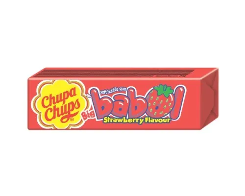 Жувальна гумка Chupa Chups Big Babol Полуниця 27.6 г (80759102)