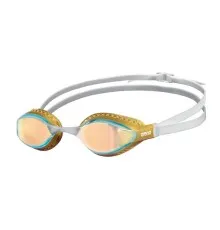 Окуляри для плавання Arena Air-Speed Mirror 003151-206 жовтий, мідно-золотий OSFM (3468336482100)
