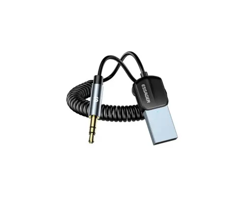 Bluetooth трансмітер Essager Lingfeng Bluetooth 5.0 Aux Adapter Car Wireless Receiver USB (EBT-LF01-P)