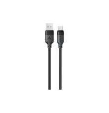Дата кабель USB 2.0 AM to USB-C 1.2m 3A TPE black Acefast (6974316283812)