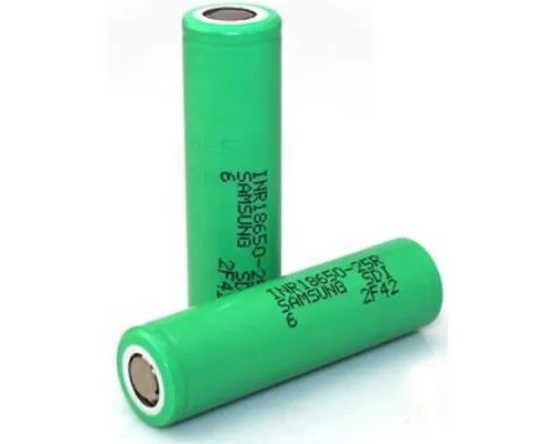Акумулятор 18650 2500 mAh (20A) Samsung (INR18650-25R)