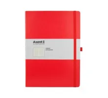 Блокнот Axent Partner Grand, 210х295, 100 арк, кліт, червоний (8203-06-A)
