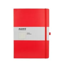 Блокнот Axent Partner Grand, 210х295, 100 арк, кліт, червоний (8203-06-A)