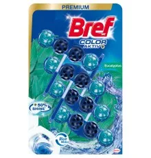 Туалетний блок Bref Кольорова вода Евкаліпт 4х50 г (9000101530636)