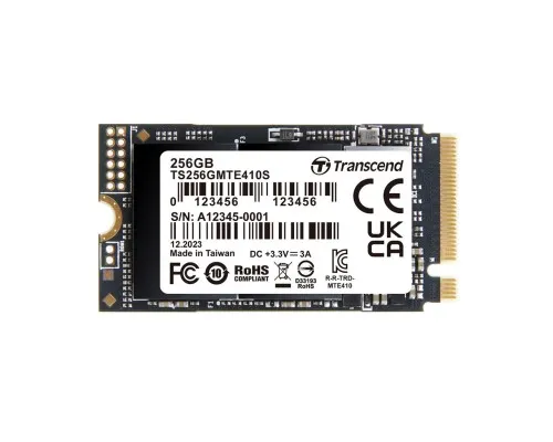 Накопичувач SSD M.2 2242 256GB Transcend (TS256GMTE410S)