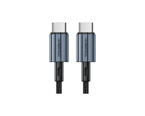 Дата кабель USB-C to USB-C 2.0m PD60W black Choetech (6932112105035)