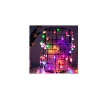 Гірлянда Voltronic Кульки різнокольорові, 40 шт, 6 м., прозора, 220V (GirlMixBall-80LED-10m220)