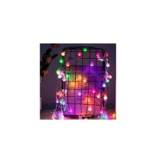 Гірлянда Voltronic Кульки різнокольорові, 40 шт, 6 м., прозора, 220V (GirlMixBall-80LED-10m220)