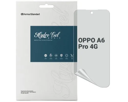 Плівка захисна Armorstandart hydrogel Matte OPPO A6 Pro 4G (ARM89181)