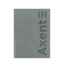 Книга записна Axent A4 Pattern, 96 аркушів клітинка, сірий (8425-2-A)