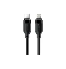 Дата кабель USB 2.0 AM to Lightning 2.0m 30W TPU black Acefast (6974316286288)