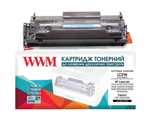 Картридж WWM для HP LJ 1010/1012/1015/1020/1022 (LC21N)
