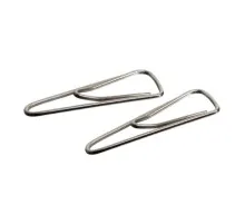 Скріпки канцелярські Axent triangular, nickel-plated, with a bend, 25мм 100шт (4105-А)
