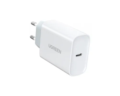 Зарядний пристрій Ugreen CD127 Type-C PD 30W Charger (White) (70161)