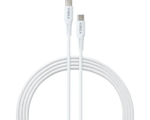 Дата кабель USB-C to USB-C 1.0m 60W TPE Vinga (VCDCCCM231)