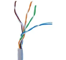 Кабель мережевий UTP 305м, cat.5e, CCA, 4*2*0,50, PVC, indoor, grey GEAR (GEC-UTPCCA050305)