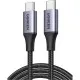 Дата кабель USB-C to USB-C 1.0m 240W US535 space gray Ugreen (15311)