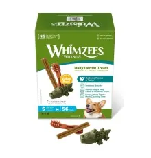 Ласощі для собак Whimzees Variety Value Box S 56 шт (8718627754979)